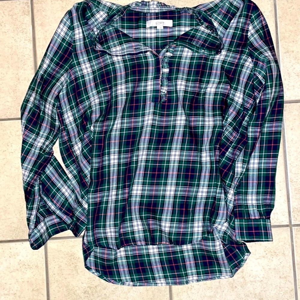 Loft size L ruffled popover